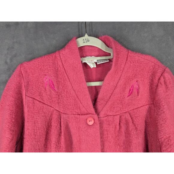 VTG Women’s Berger Du Nord Dressing Gown Robe Pink XL - Picture 2 of 11